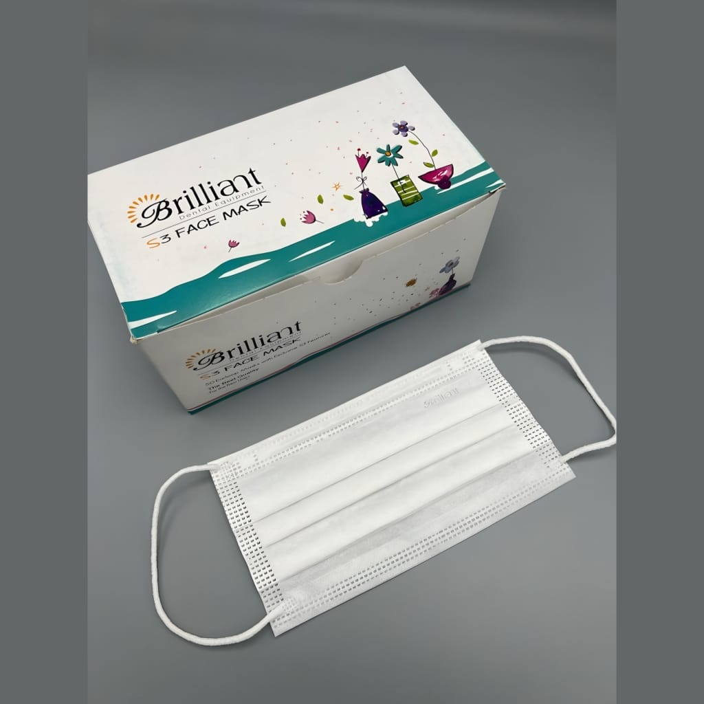 ماسک 3 لایه برلیان 50 عددی ماسک 3 لایه برلیان 50 عددی با فیلتراسیون بالا برای ایمنی و تنفس راحت.