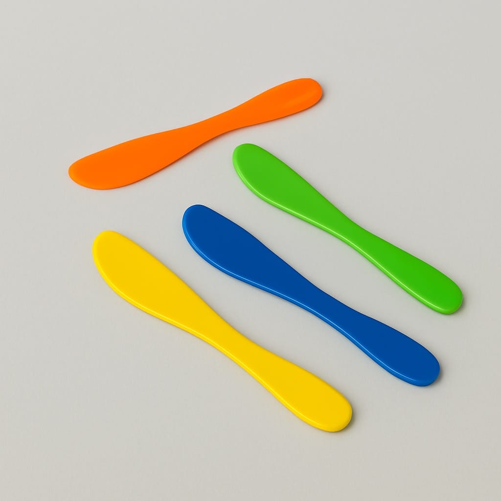 plastic-mixing-spatula.jpg Plastic Mixing Spatula - Image 1