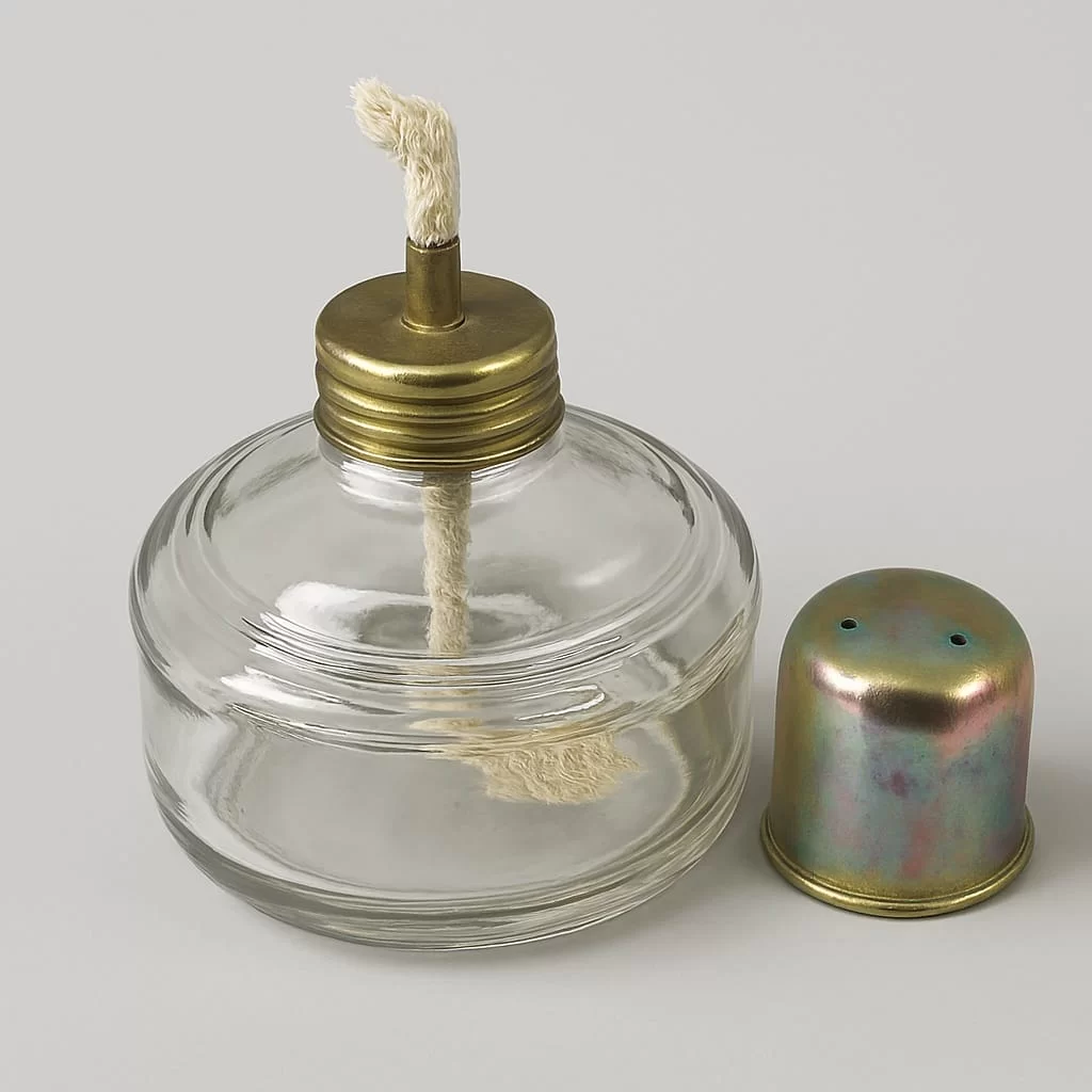 taksan-glass-alcohol-lamp-100ml.jpg چراغ الکلی شیشه ای - Image 1